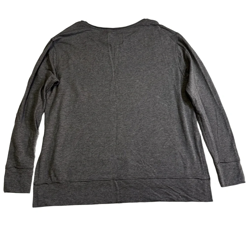Rachel Hollis Bless Your Heart Grey Long Sleeve Shirt Size XXS Oversized NWOT - Picture 13 of 13